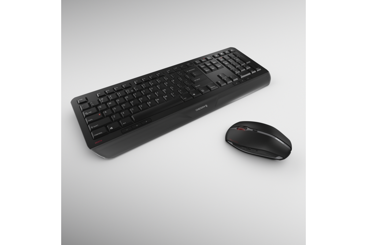 Cherry Gentix set Qwerty toetsenbord en muis / Draadloos